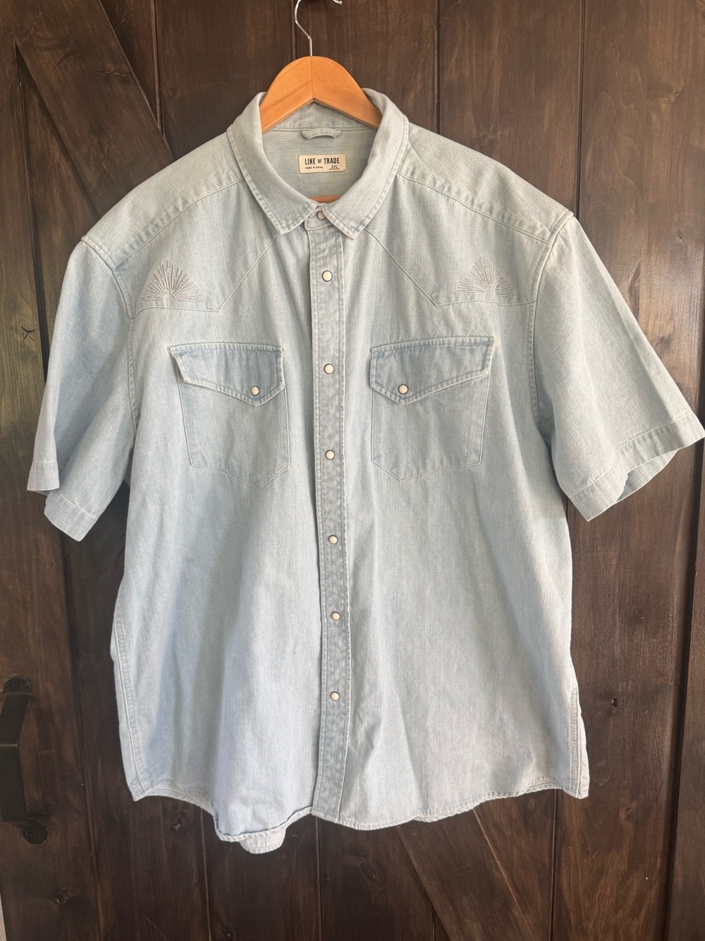 The Sierra Embroidered Western
Shirt by Line Of Trade